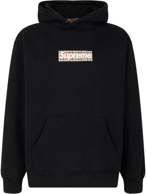 supreme burberry hoodie retail|Burberry x supreme 2022.